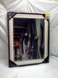 Champ Lace Framed Hanging Mirror