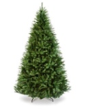 Hinged Douglas Full Fir Artificial Christmas Tree w/ Metal Stand 6 Foot tall