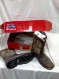 Men's Justin Steel Toe Boots size 10.5EE Style MJ1003