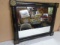 Beautiful Hand Painted Wood Framed Wall Mirror