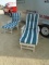 2 Matching Outdoor Resin Chairs w/ Cushions