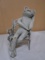 Cast Iron Frog In Chair