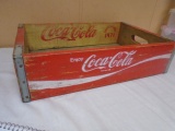 Vintage 1971 Coca-Cola Wooden Crate