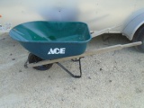 Ace Steel Wheel Barrow w/ Pneumatic Tire