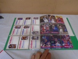 Book Full of NBA Basketball Cards