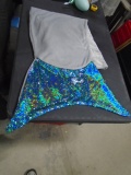 Mermaid Tail Fleece Blanket