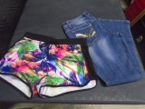 Ladies LEI Size 9S Jeans & Size M Ladies Shorts