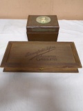 Antique Keepsake Box & Antique Wooden Brownfield Chocolates Box
