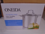 Oneida Stainless Steel 8 Qt Stock Pot