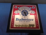 Lighted Budweiser Clock