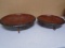 2 Large Metal Art Décor Bowls