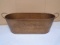 Copper Colored Metal Tub