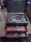 2 Drawer Steel Hand Carry Tool Box Filled w/ Tools