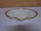 Vintage Fire King Gold Trim Relish Plate