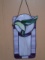Beautiful Stained Glass Piece w/ Hummingbird