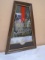 Michelob Light Wood Framed Bar Mirror