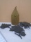 Metal Candle Lamp and 3 Iron Candle Holders
