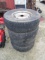 Set of (4) P265 70R/16 Tires Mounted on GM Rims