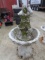 Cement 2 Pc. Garden Fountain