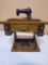 GG Cast Iron & Wood Tredall Sewing Machine Music Box