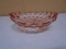 Vintage Indiana Glass Pink 3 Footed Bowl