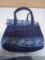 Vera Bradley Seaport Navy Petite Villager Tote Bag