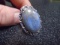 Ladies German Silver and Labradorite Ring