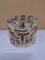 Circle of Friends 7 Dancers Clay Folk Art Candle Holder