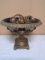 Ornate Decorative Centerpiece Bowl w/3 Balls