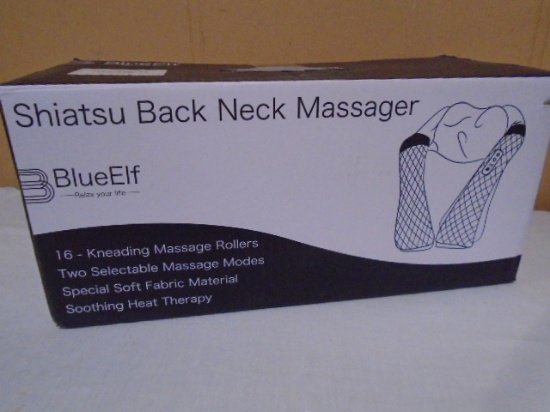 Blue Elf Shiatsu Back New Massager