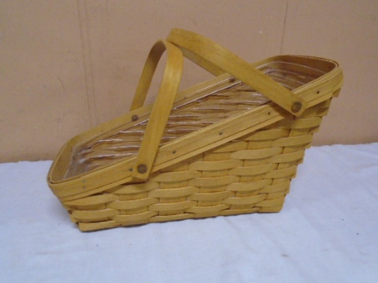 1995 Longaberger Vegetable Basket w/Protector