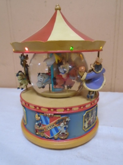 Musical Lighted Disney Waterglobe Carousel