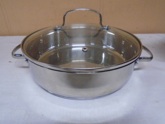 New Wave Heavy Duty 10 1/2" Stainless Steel Skillet