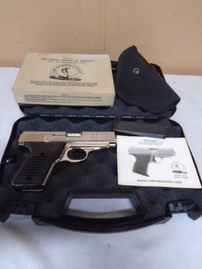 Cobra FS380 Chrome Plated Semi-Automatic .380 ACP Pistol