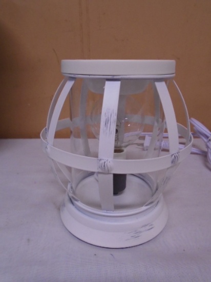 Metal and Glass Wax Melt Warmer