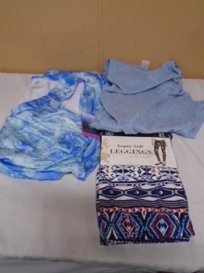Ladies Sport Dress-Legging-Shirt