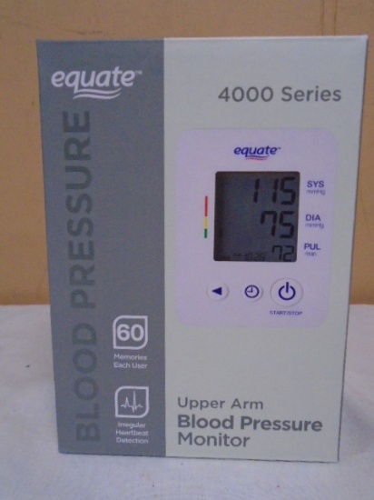 Equate 4000 Series Blood Pressure Monitor