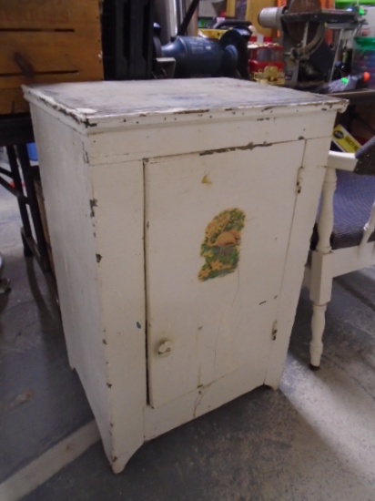 Antique Primitive Cabinet w/ Door