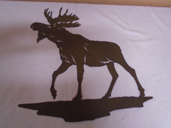 Metal Art Moose Wall Art