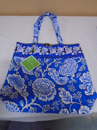 Ladies "Blue Lagoon" Vera Bradley Tote