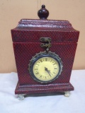 Wooden Keepsake Box Clock
