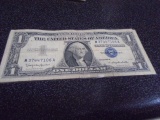 1957 B One Dollar Silver Certificate