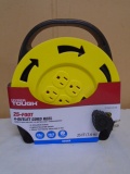 Hyper Tough 25ft 4 Outlet Cord Reel