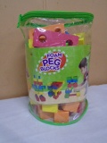 100pc Foam Peg Blocks
