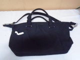 Ladies Vera Bradley Classic Black Hadley Hatchel