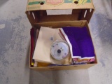 Large Box of Crafting Supplies & Felt