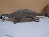 Decorative hammered Metal Table Top Tray Dish