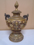 Beautiful Decorative Double Handle Urn w/ Lid