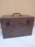 Vintage Wooden Storage Box