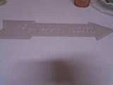 Metal Ford Bronco Metal Arrow Sign